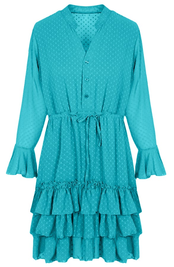 Stella Dress Turquoise – shoparchief