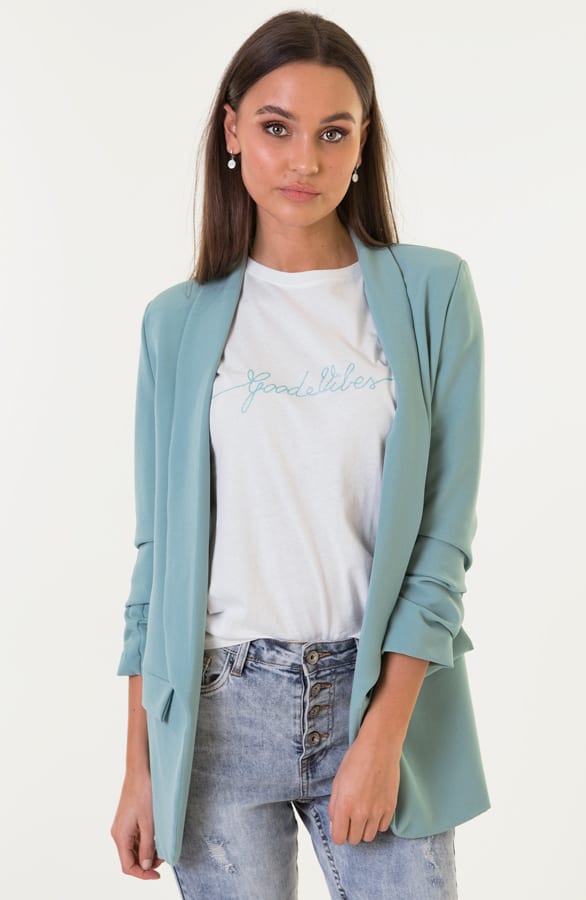 Top Good Vibes Hilde Babyblauw – shoparchief — foto 2