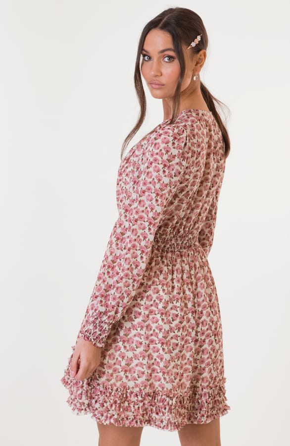 Bloemen Jurk Lily Creme – shoparchief — foto 2