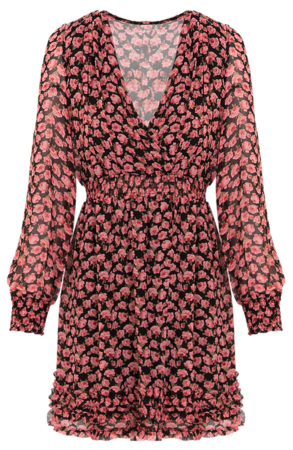 Bloemen Jurk Lily Zwart β shoparchief