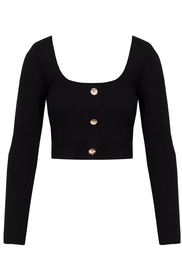 Carly 2-Piece Top Zwart – shoparchief