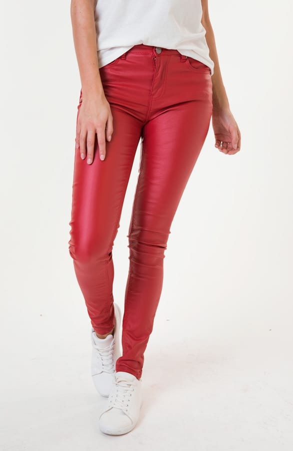 Elle Coating Jeans Rood – shoparchief — foto 3