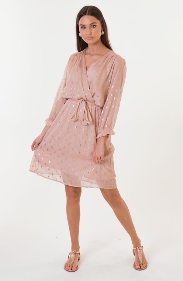 Hellen Dotted Dress Pink – shoparchief — foto 4
