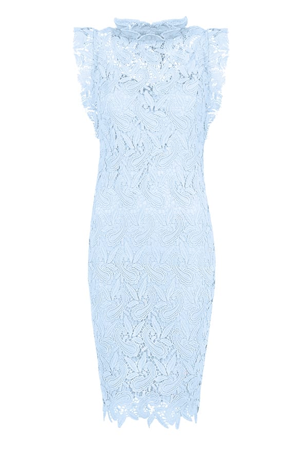 Lace Dress Femme Babyblauw – shoparchief