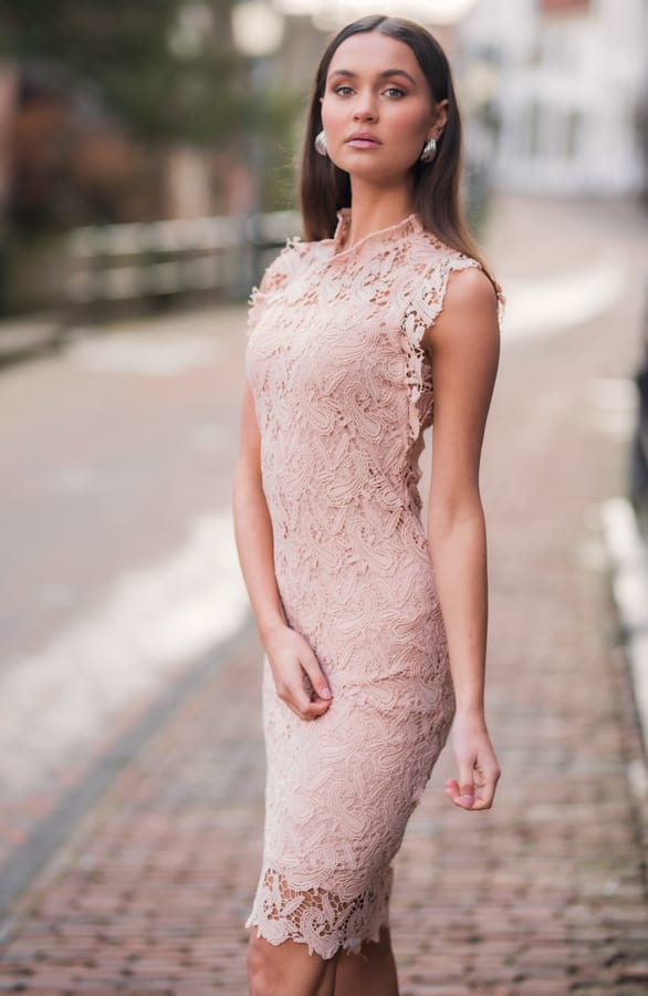 Lace Dress Femme Roze – shoparchief — foto 7