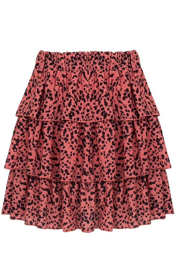 Leopard Rok Ivy Koraal – shoparchief