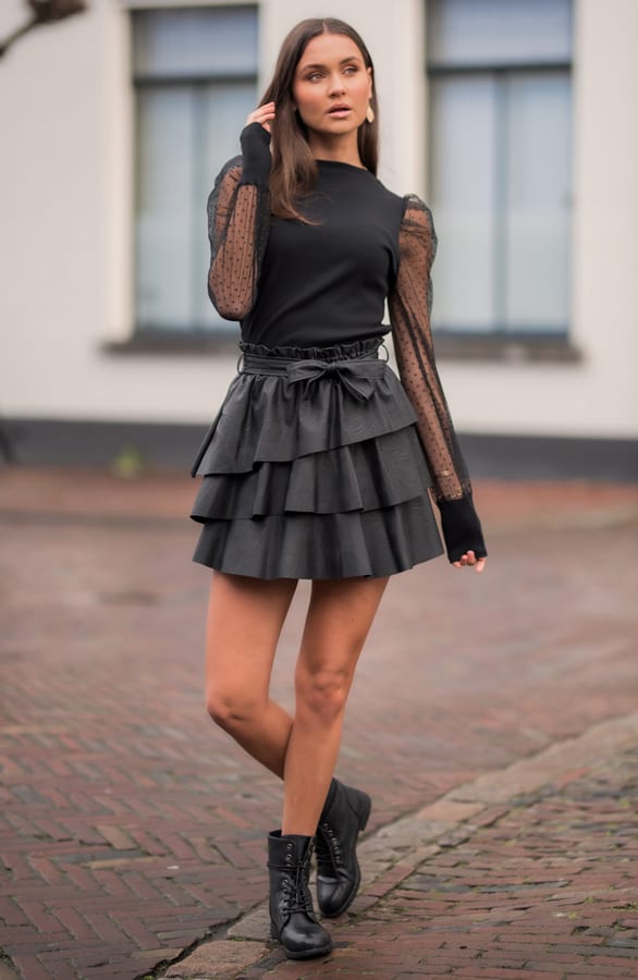 Liz Polkadot Trui Zwart – shoparchief — foto 5