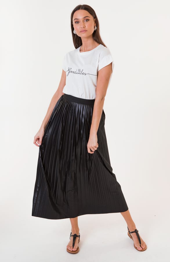 Mae Leather Skirt Black – shoparchief — foto 2