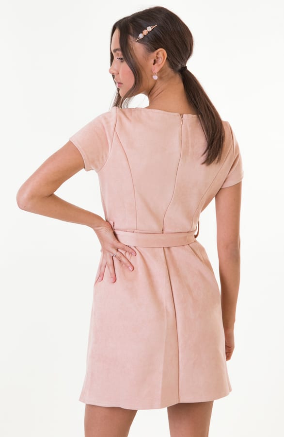 Margot Suede Jurk Roze – shoparchief — foto 4