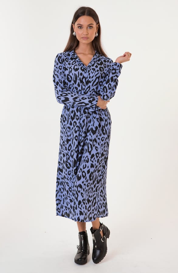 Maxi Jurk Panter Faye Lila – shoparchief — foto 3