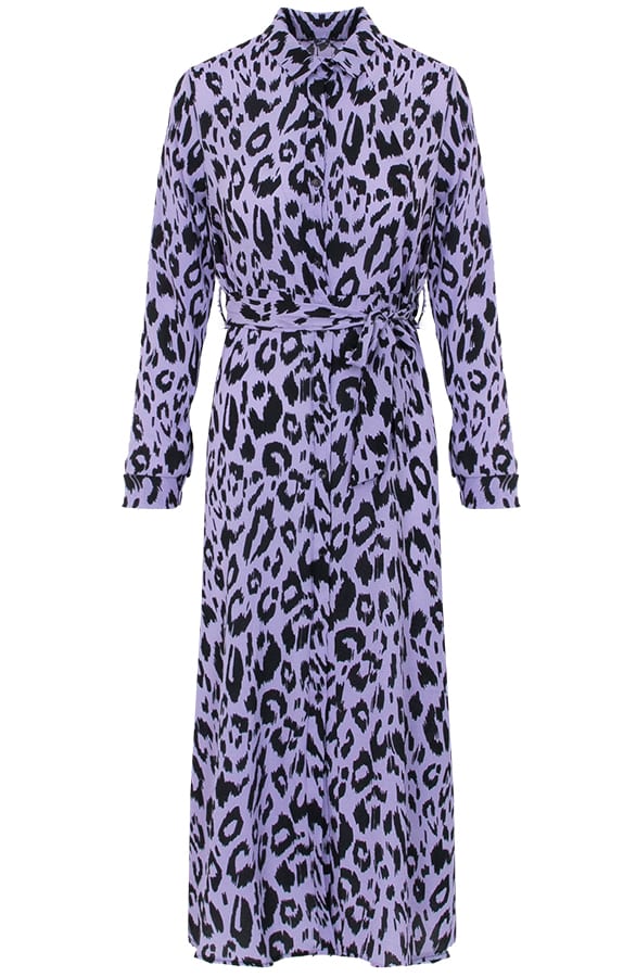 Maxi Jurk Panter Faye Lila – shoparchief