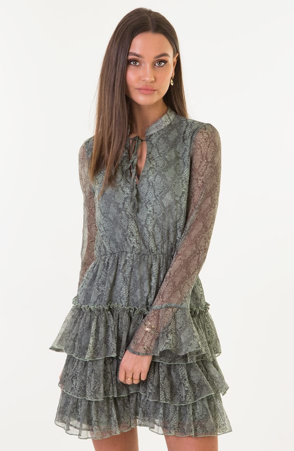 Slangenprint Jurk Elodie – shoparchief — foto 3
