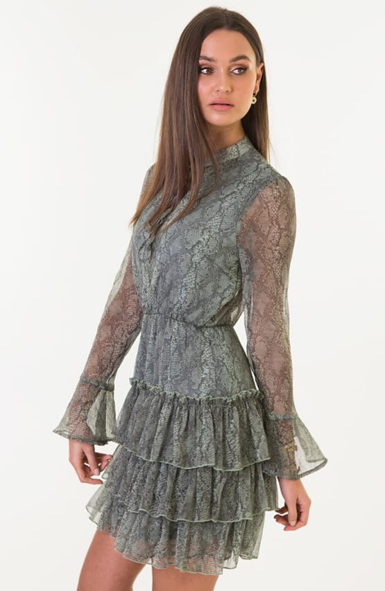Slangenprint Jurk Elodie – shoparchief