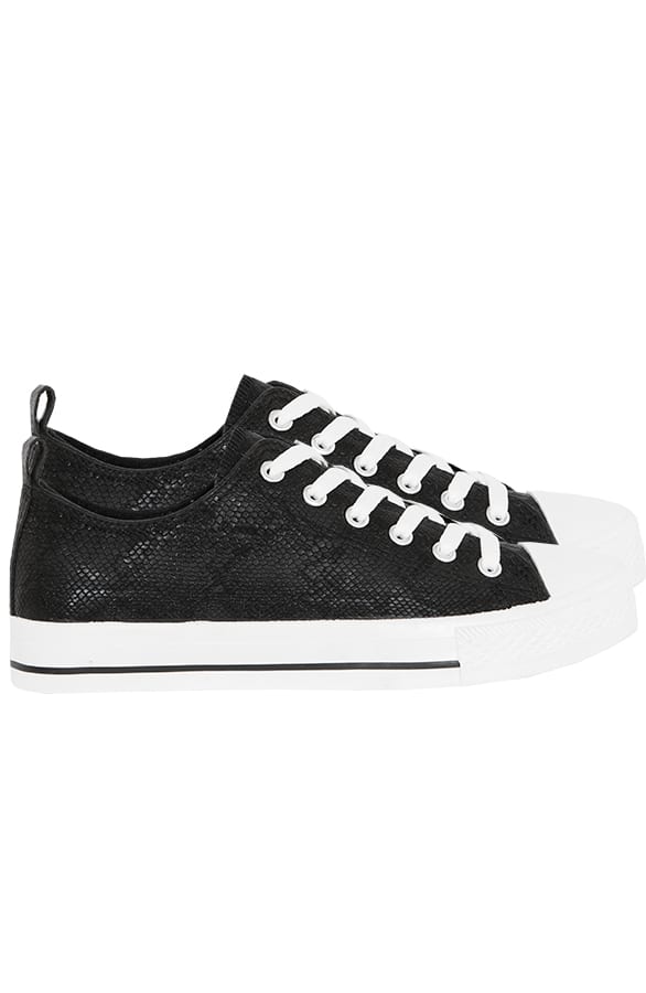 Sneakers Slangenprint Soof Zwart – shoparchief