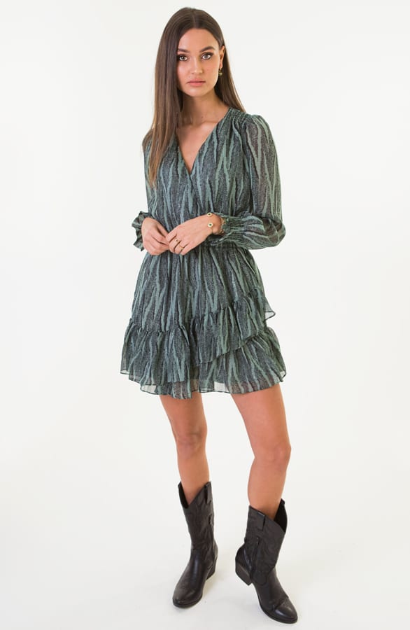 Zebra Jurk Amber Turquoise – shoparchief — foto 3