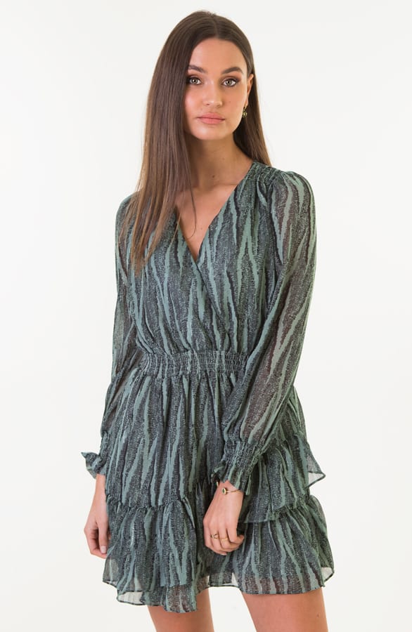 Zebra Jurk Amber Turquoise – shoparchief — foto 2