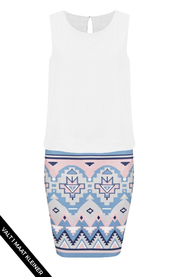 Aztec Jurk Wit – shoparchief