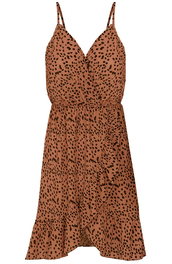 Evie Dress Cognac – shoparchief