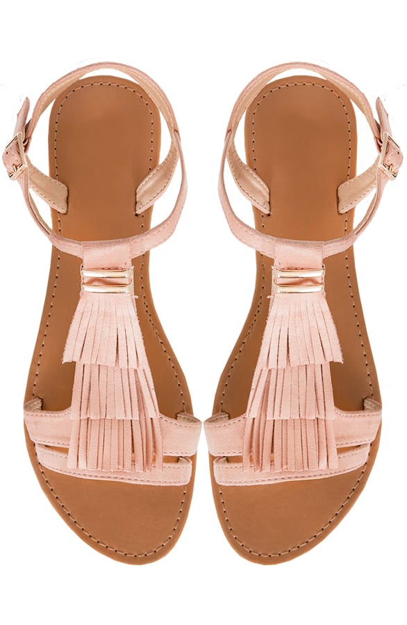 Fringe Sandalen Ilse Roze – shoparchief