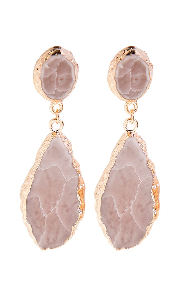 Inge Gemstone Oorbellen Roze – shoparchief