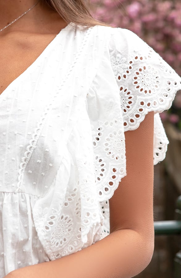 Kanten Tuniek Eloise Wit – shoparchief — foto 4
