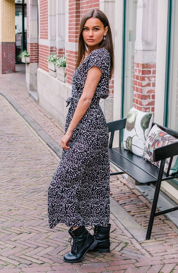 Maya Cheetah Dress Black – shoparchief — foto 4