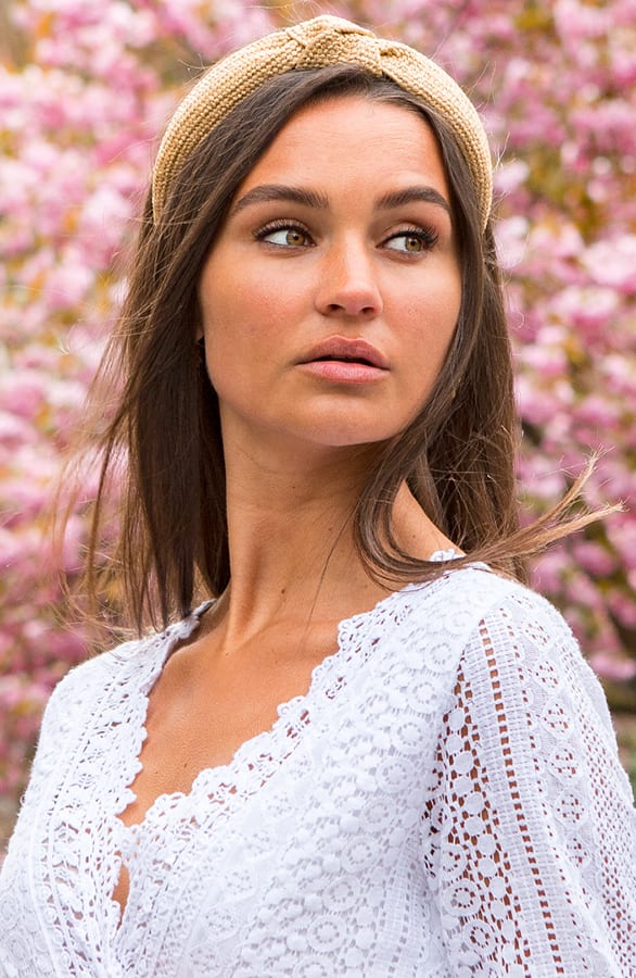 Rieten Haarband Jinte Camel – shoparchief