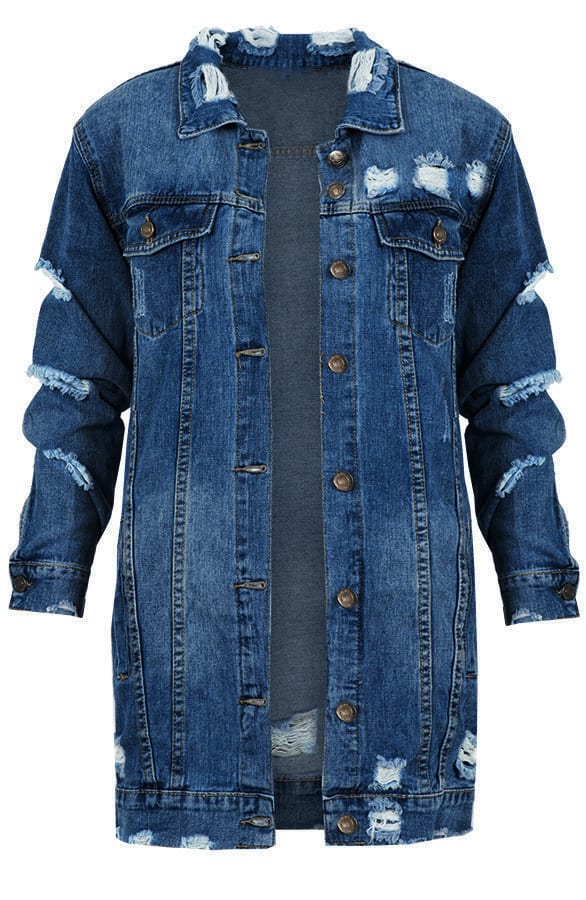 Sarah Denim Jacket Dark – shoparchief