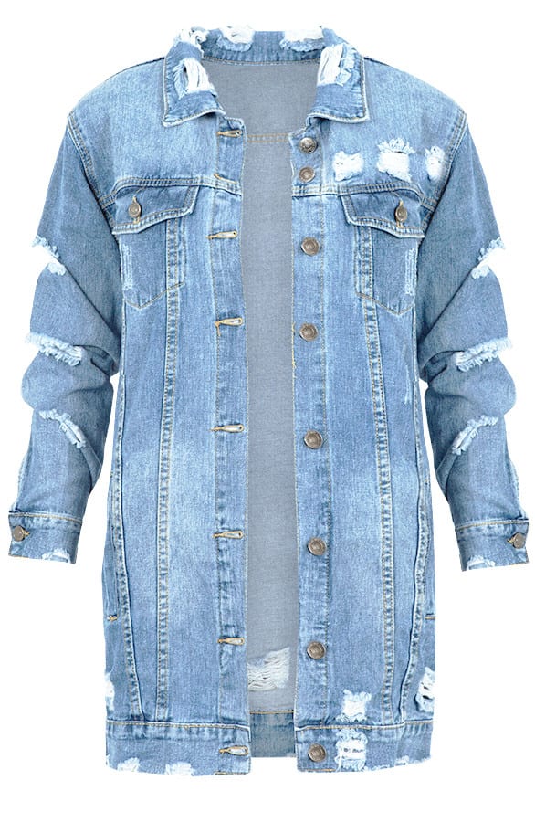 Sarah Denim Jacket Light – shoparchief