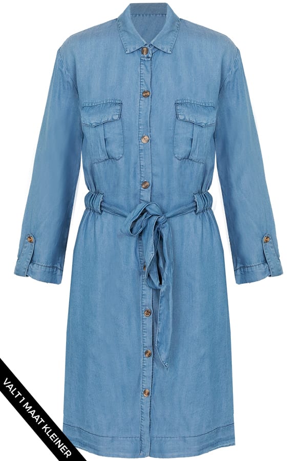Spijkerjurk Fleur Blauw – shoparchief