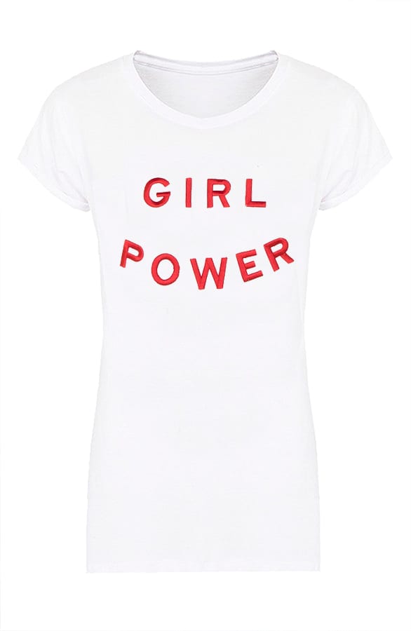 Girl Power Tee Wit Rood – shoparchief