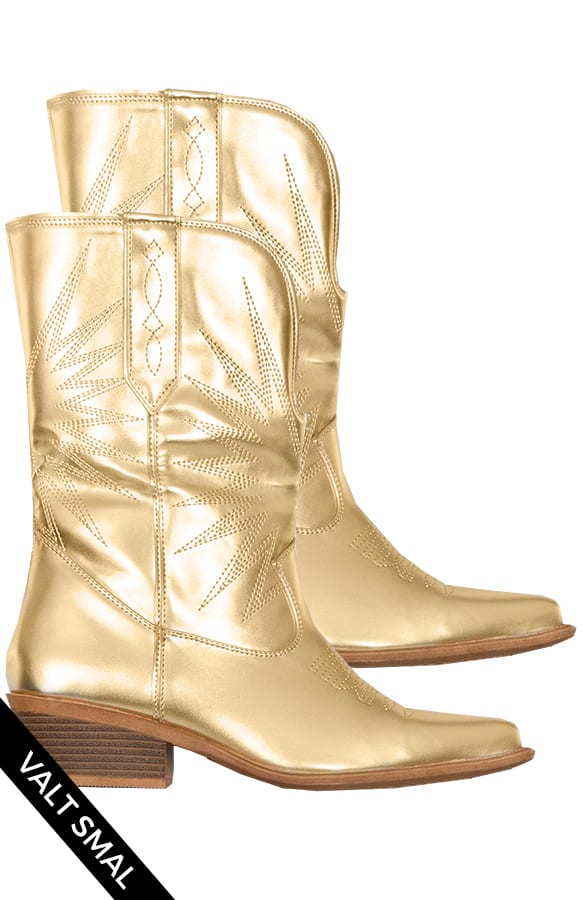 Rachel Cowboylaarzen Goud – shoparchief