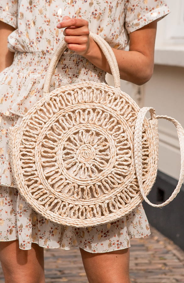 Rotan Rieten Tas Kristen Naturel – shoparchief