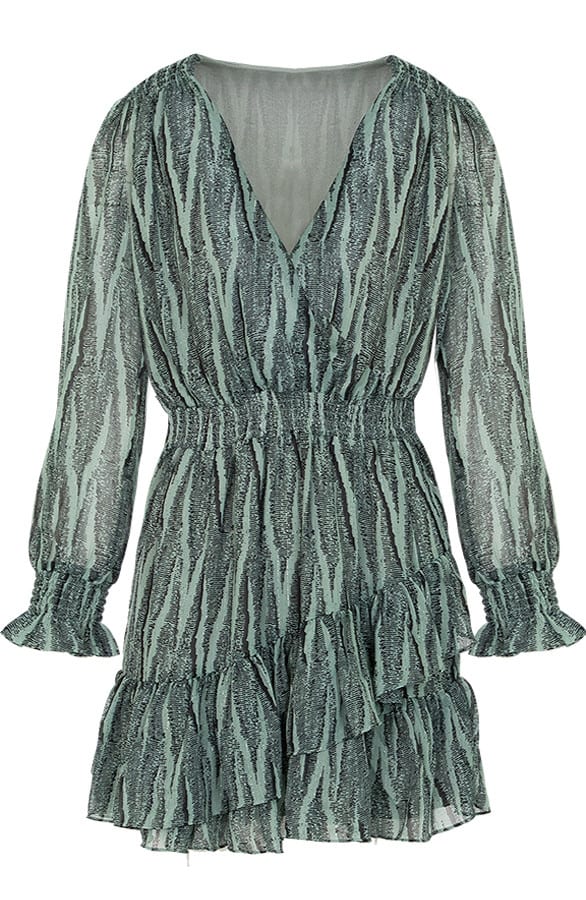 Zebra Jurk Amber Turquoise – shoparchief