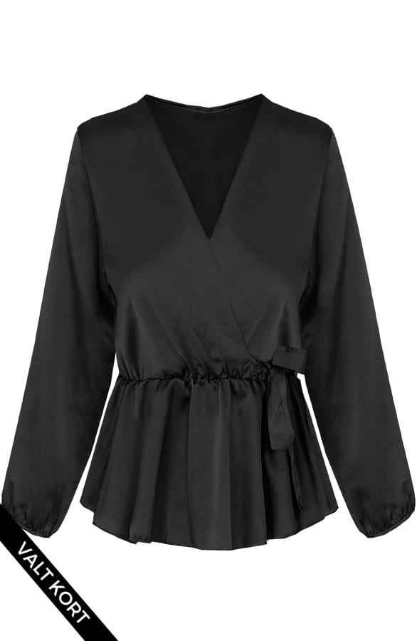 Blaire Satin Blouse Black – shoparchief