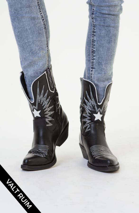 Charlie Cowboylaarzen Zwart β shoparchief