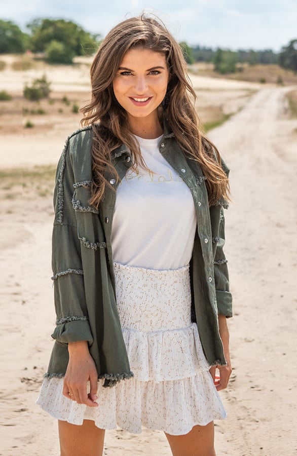 Ibiza Tassel Jacket Oversized Alexa Army – shoparchief — foto 2