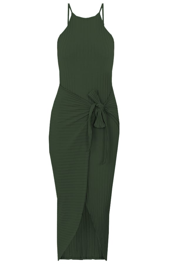 Maxi Jurk Cecile Legergroen – shoparchief