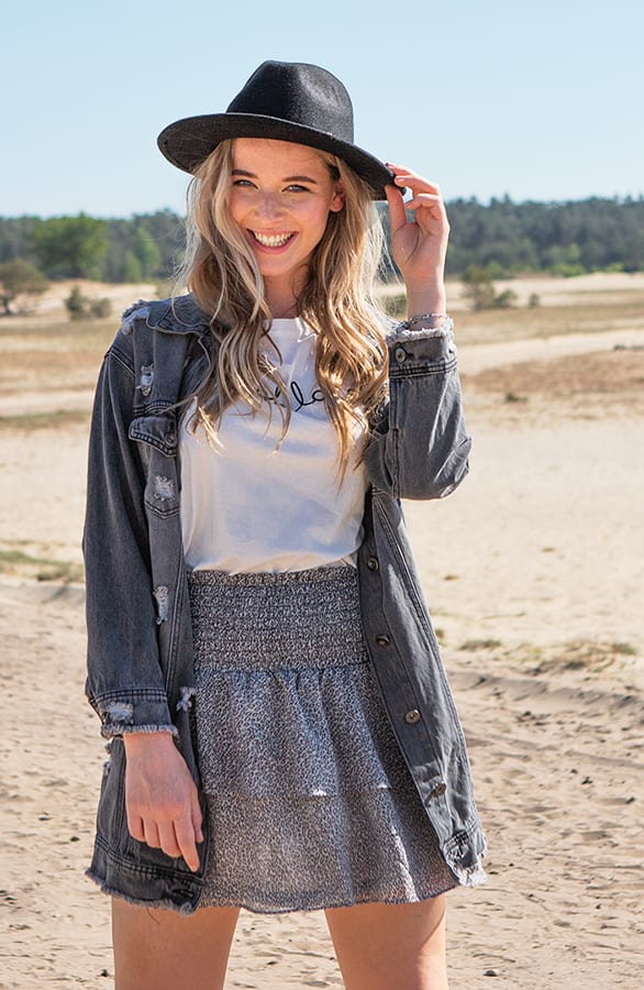Sarah Denim Jacket Dark Grey – shoparchief — foto 2