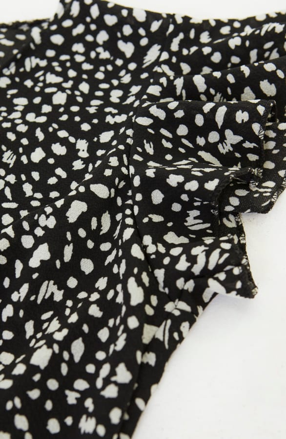 Cheetah Jurk Zara Zwart – shoparchief — foto 4
