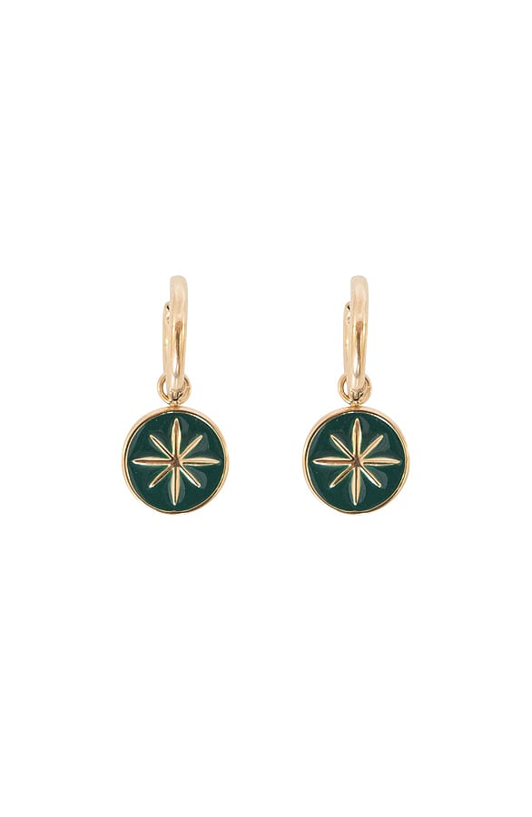 Chelsey Star Earring Green – shoparchief