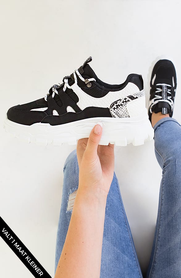 Dad Sneakers Ivy Zwart – shoparchief — foto 2