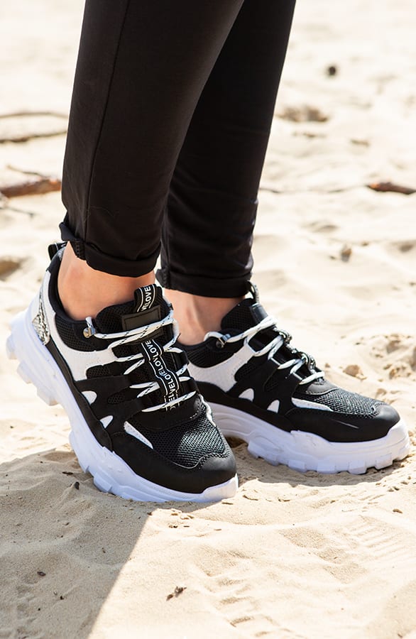Dad Sneakers Ivy Zwart – shoparchief — foto 3
