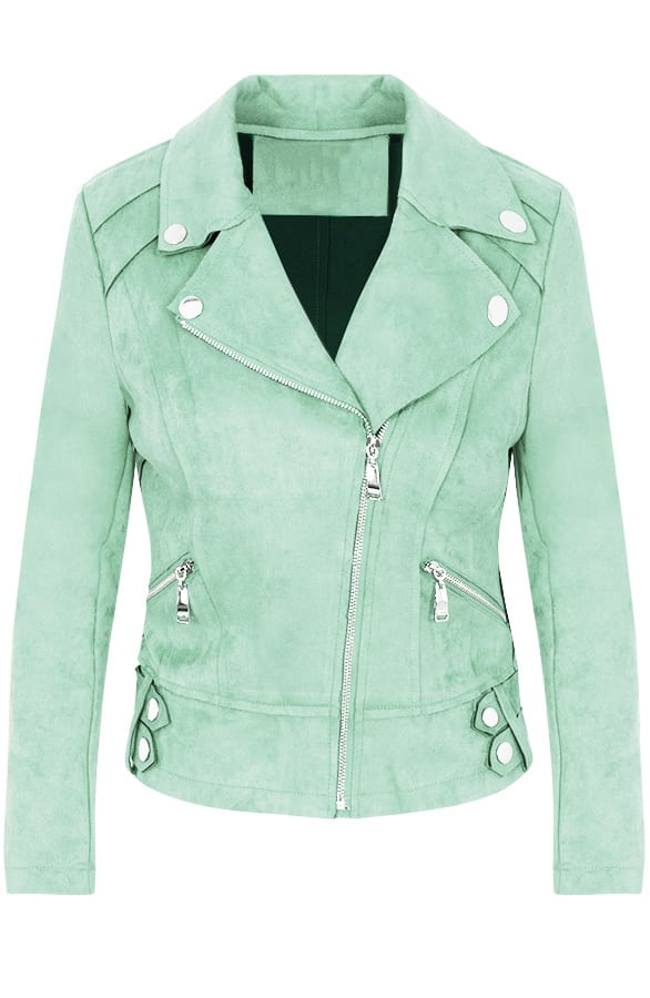 Jessie Biker Jacket Mint – shoparchief