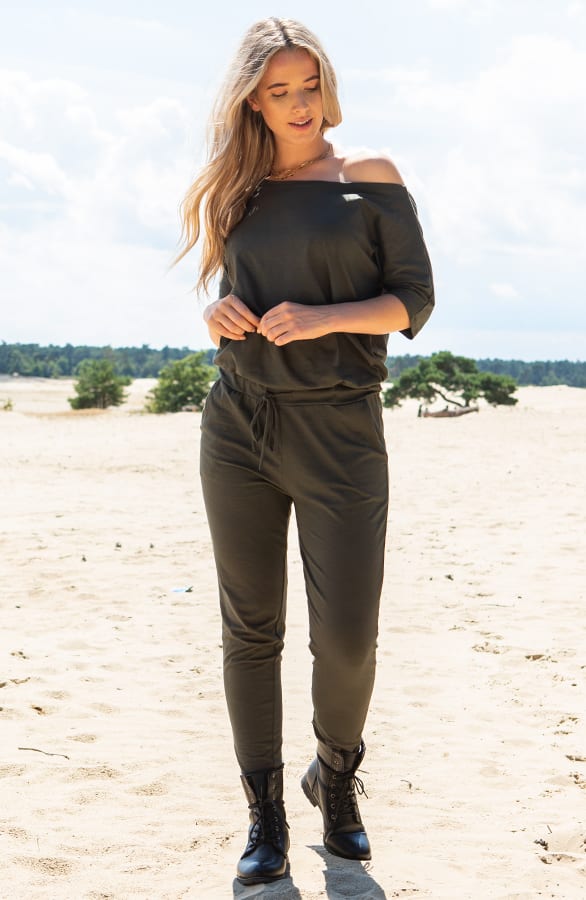 Jumpsuit Stacey Legergroen – shoparchief — foto 4