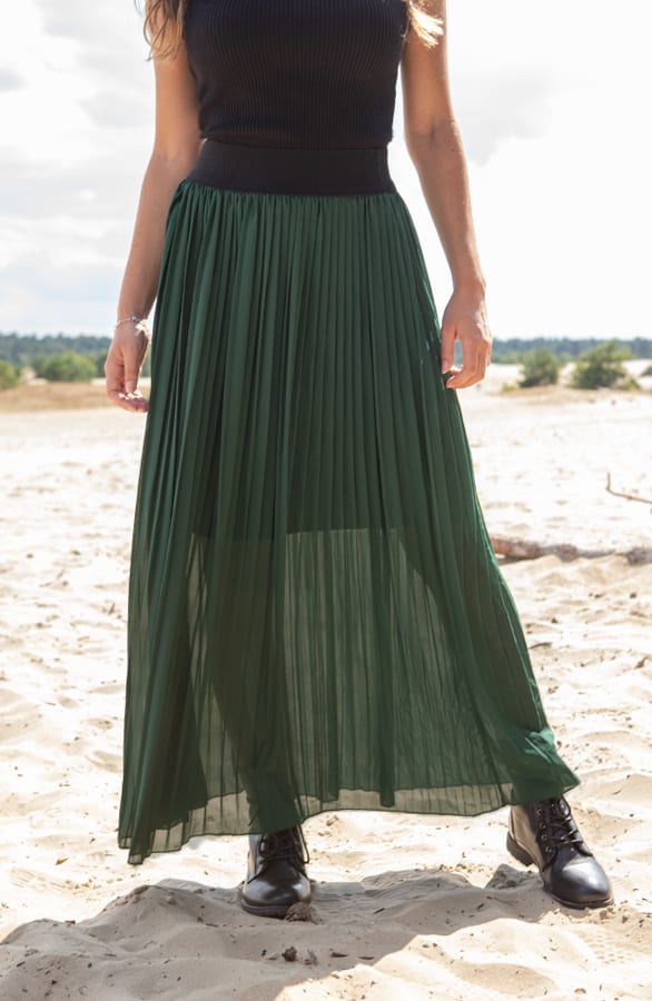Mae Skirt Smaragdgroen – shoparchief — foto 2