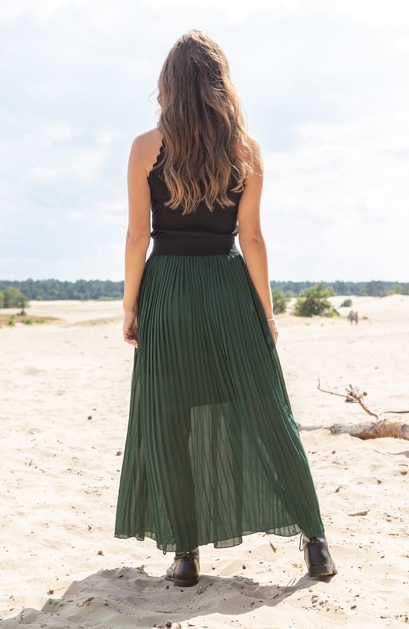 Mae Skirt Smaragdgroen – shoparchief — foto 4