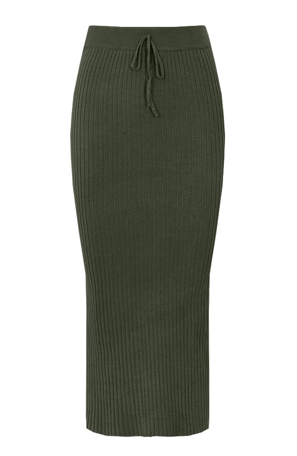 Maureen Twinset Rok Legergroen – shoparchief