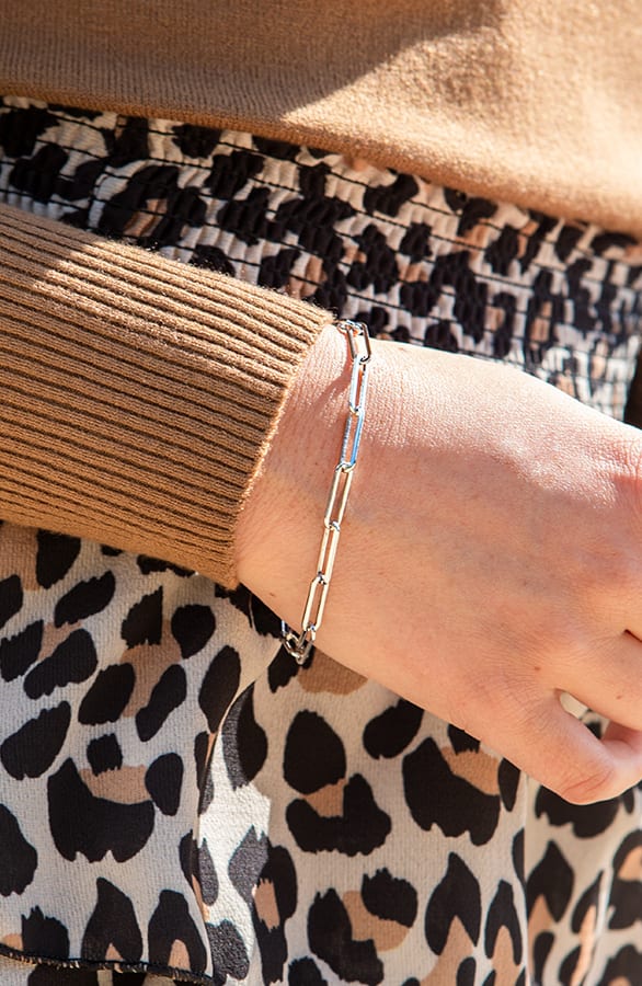 Schakelarmband Lola Zilver – shoparchief — foto 3