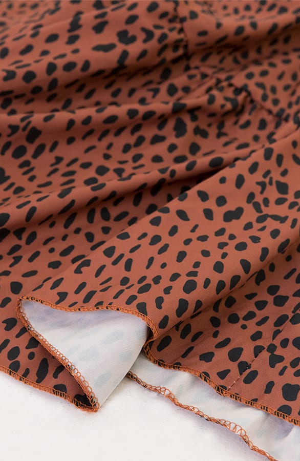 Cheetah Jurk Josephine Cognac – shoparchief — foto 4
